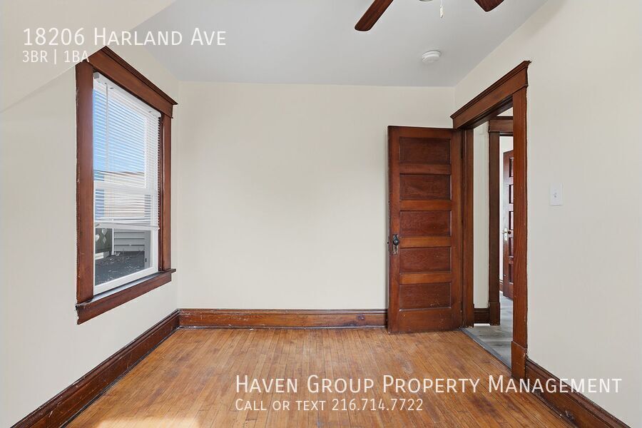 18206 Harland Ave, Cleveland - Spacious 3 bed 1 bath single family home! Please note that the full security deposit is required. property image