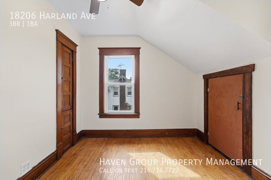 18206 Harland Ave, Cleveland - Spacious 3 bed 1 bath single family home! Please note that the full security deposit is required. property image