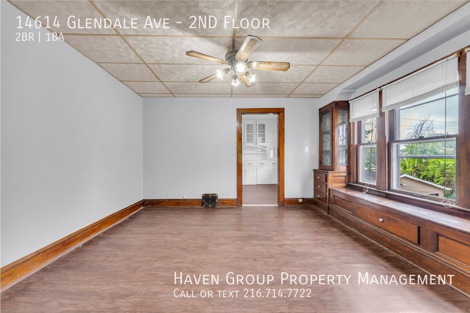 14614 Glendale Ave | 2nd Floor, Cleveland, OH 44128 - Spacious 2-bed 1-bath multi-family home! property image